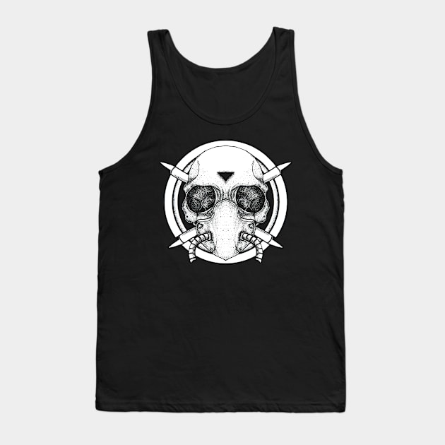 war skull Tank Top by Behold Design Supply